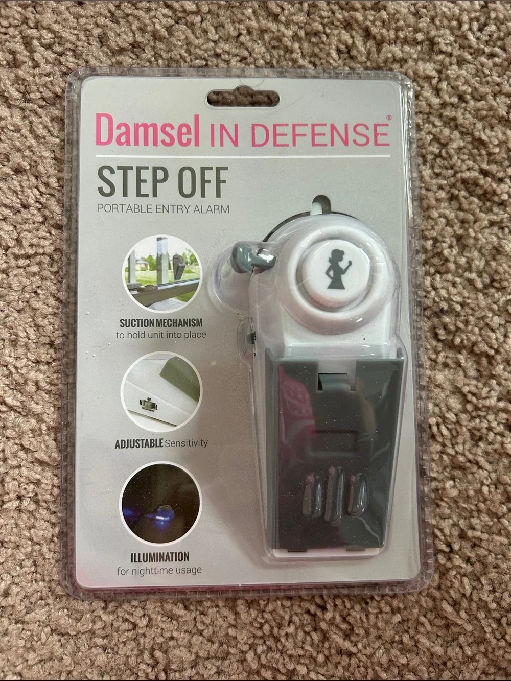 Step Off Portable Entry Alarm - White/Grey